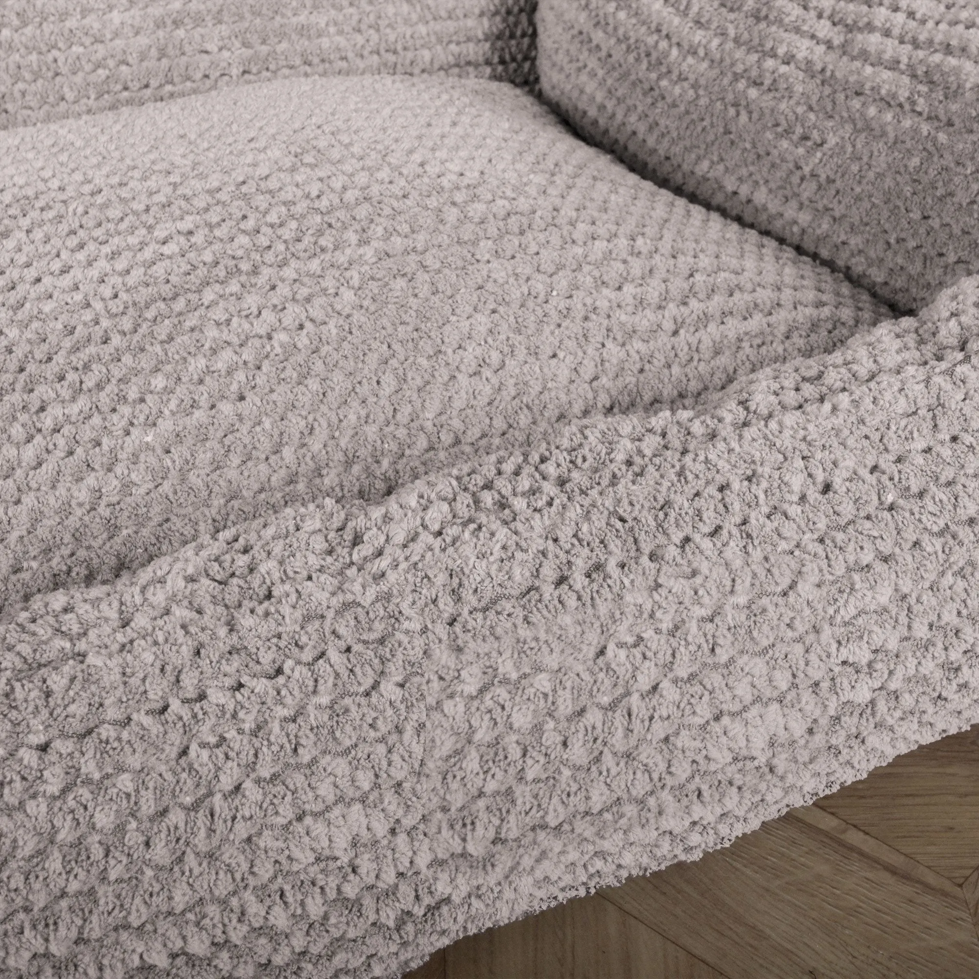 The Crash Pad  - Memory Foam Dog Bed - Pom Pom Mink