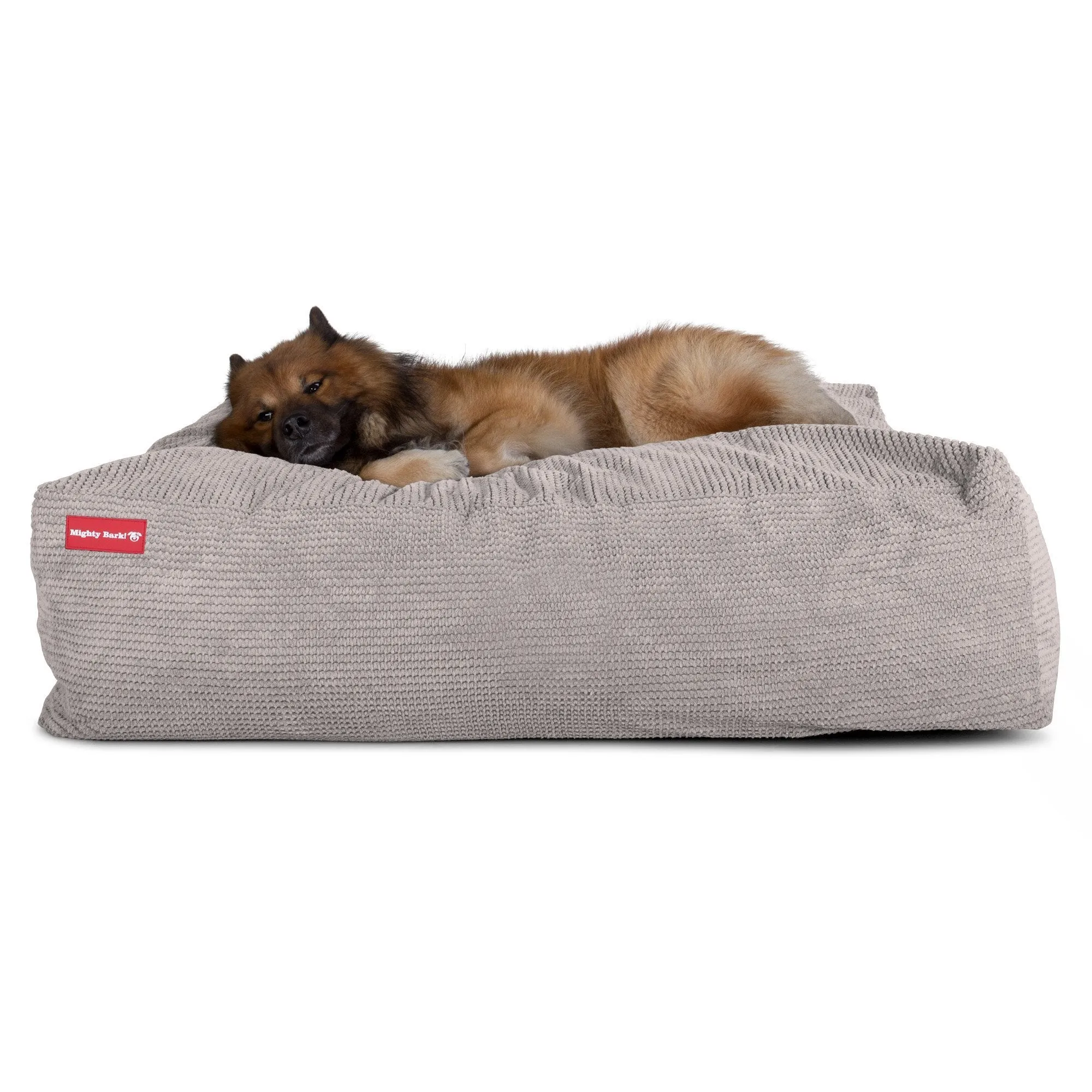 The Crash Pad  - Memory Foam Dog Bed - Pom Pom Mink