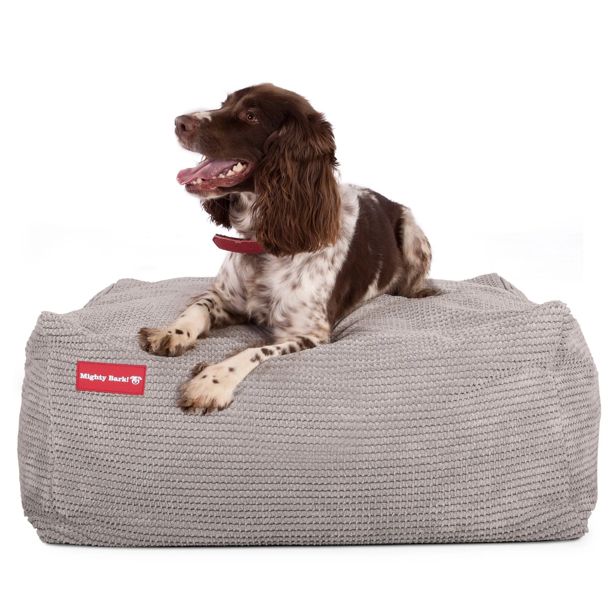 The Crash Pad  - Memory Foam Dog Bed - Pom Pom Mink