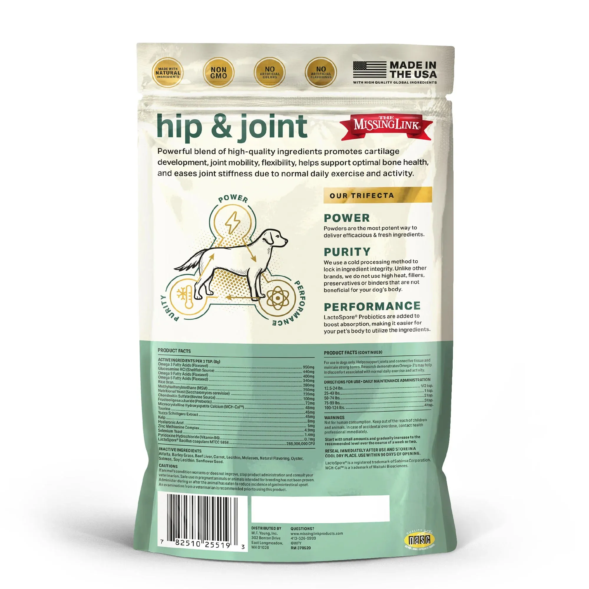 The Missing Link Ultimate Hip and Joint Formula for Dogs