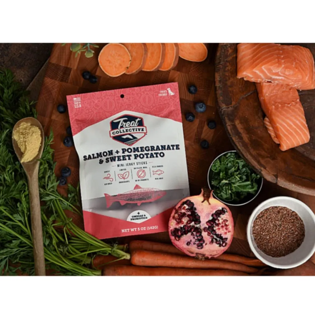 Treat Collective Salmon   Pomegranate Training Dog Treats (9 oz)
