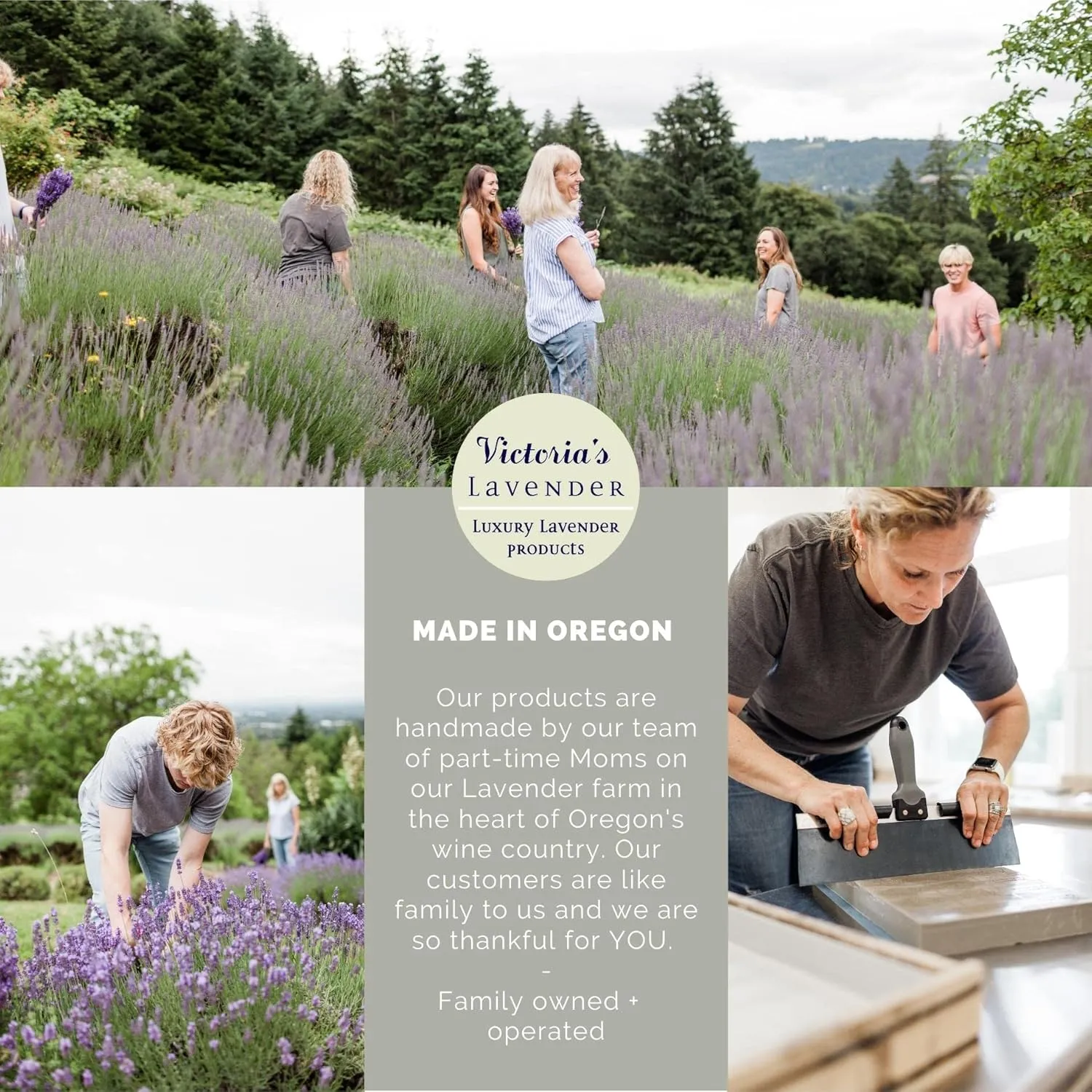 Victoria's Lavender Room Spray, All Natural Home Atmosphere Essential Oil Concentrated Room Fragrance, Air Freshener, Bathroom Odor Eliminator, Made in the USA, Lavender - 1 Pack (4 Fl Oz)