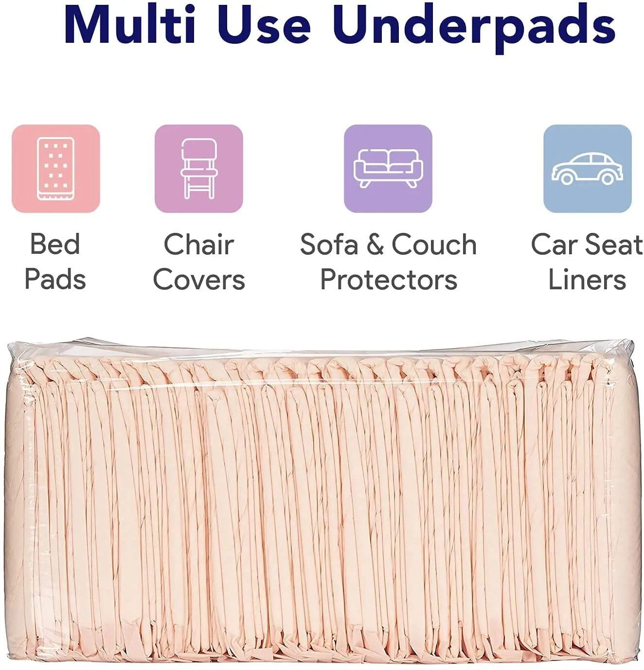 Wave LARGE Dog Potty Pads | Puppy Training Pet Pads - 30x36 Ultra HEAVY Absorbency Dog Puppy Training Wee Wee Pee Pads Piddle, Pet Training Pads, 100 grams