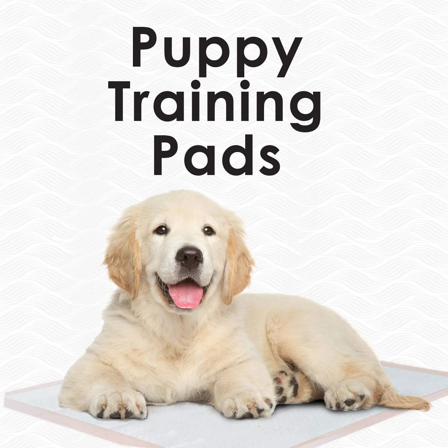 Wave LARGE Dog Potty Pads | Puppy Training Pet Pads - 30x36 Ultra HEAVY Absorbency Dog Puppy Training Wee Wee Pee Pads Piddle, Pet Training Pads, 100 grams
