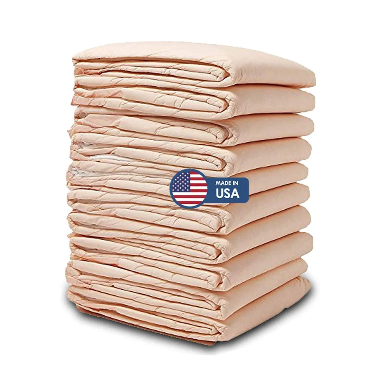 Wave Ultra Heavy Absorbency Incontinence Underpads, 26" x 30" Great Protection as Bed Pads, Pee Pads, or Baby Changing Pads, 60 Count, Made in the USA