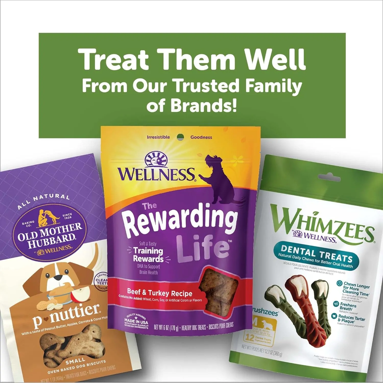 WHIMZEES Dog Treats - Vet Recommended Dental Chews, All-Natural Ingredients, 48 Count