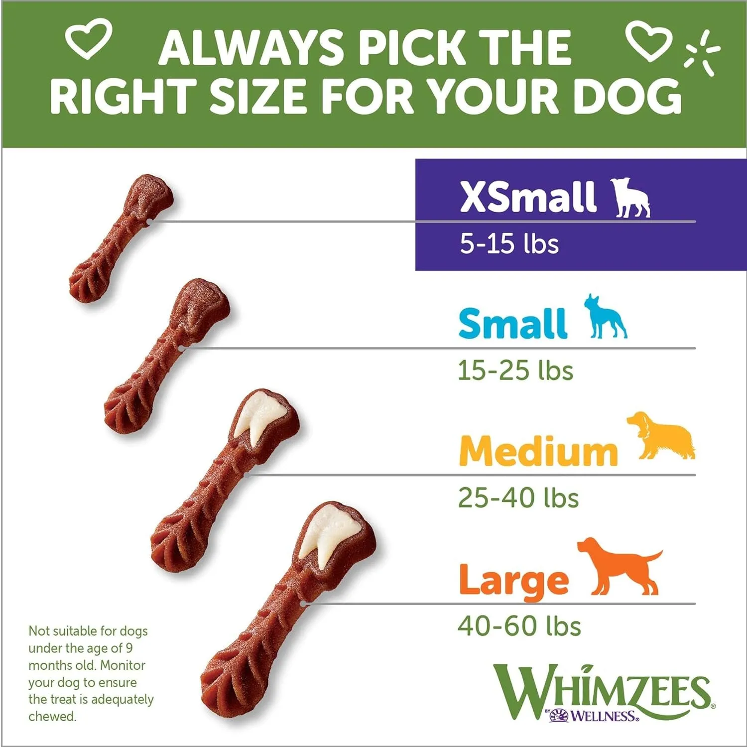 WHIMZEES Dog Treats - Vet Recommended Dental Chews, All-Natural Ingredients, 48 Count