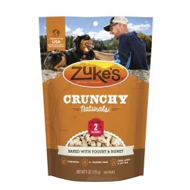 Zukes Crunchy Naturals Baked with Yogurt and Honey 2s Dog Treats