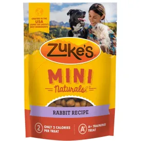Zuke's Mini Naturals Rabbit Recipe Training Treats for Dogs